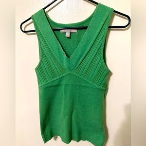 Green sleeveless top